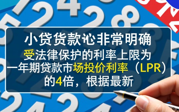 小额贷款公司利率多少合法