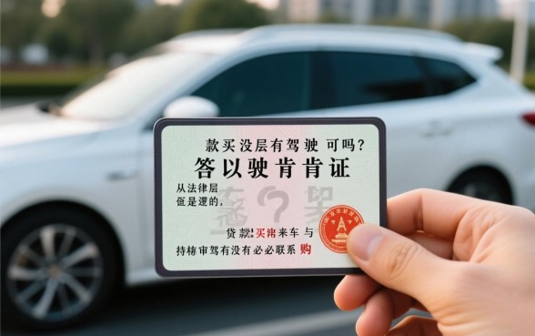 贷款买车没有驾驶证可以吗