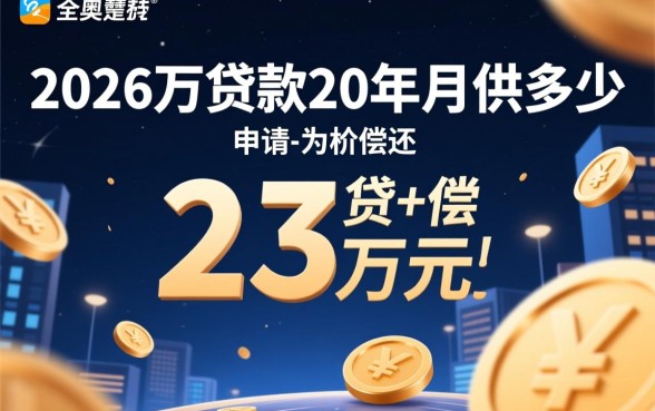 23万贷款20年利息是多少