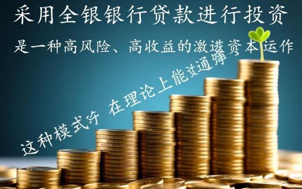 某企业全部用银行贷款投资可行吗