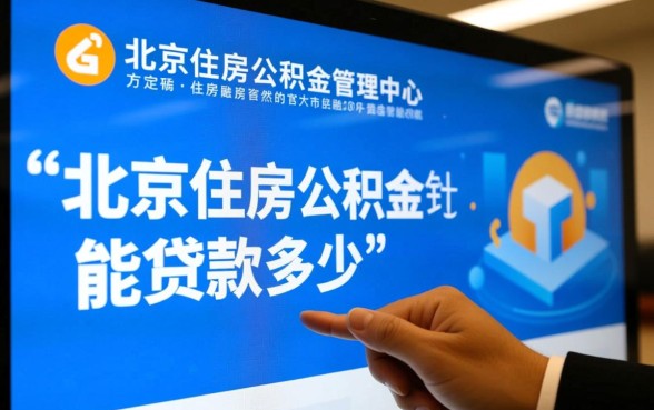 北京住房公积金能贷款多少