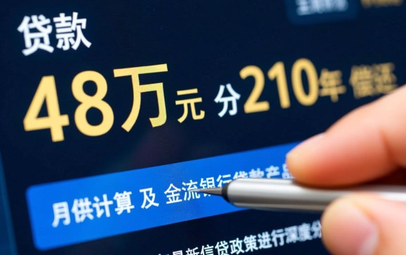 贷款48万20年月供多少