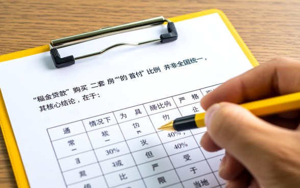 公积金贷款二套房首付几成