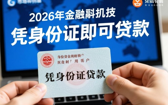 快速小额贷款凭身份证贷款怎么申请