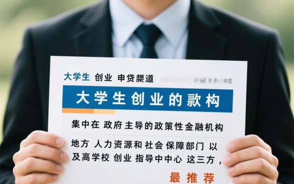 大学生创业贷款去哪里申请