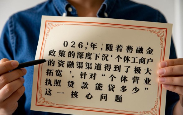个体营业执照贷款能贷多少
