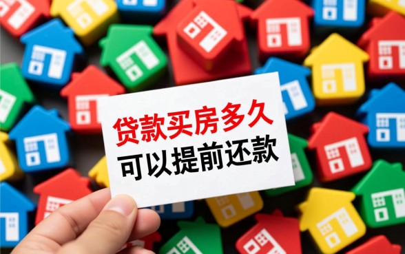 贷款买房多久可以提前还款