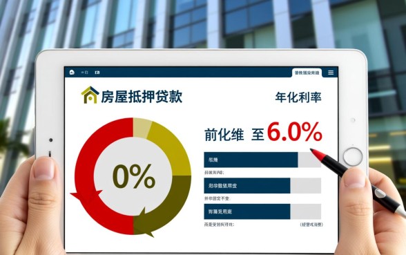 银行房子抵押贷款利息多少