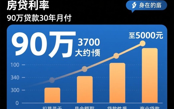 90万贷款30年月供多少