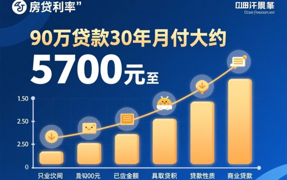 90万贷款30年月供多少