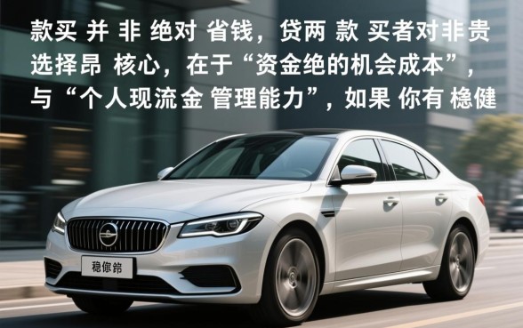 全款买车和贷款买车哪个好