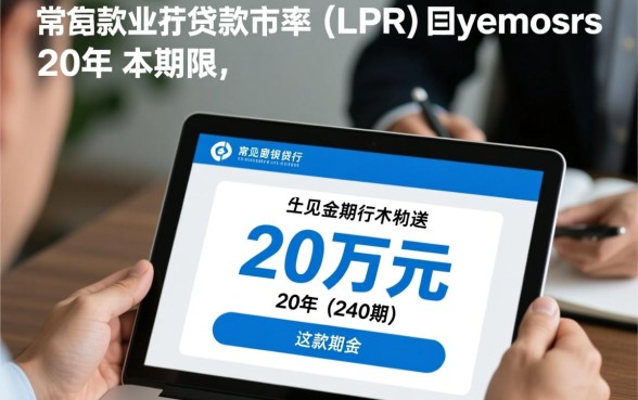 20万贷款20年月供多少