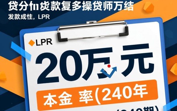 20万贷款20年月供多少