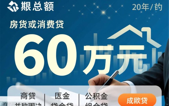 贷款60万20年利息多少