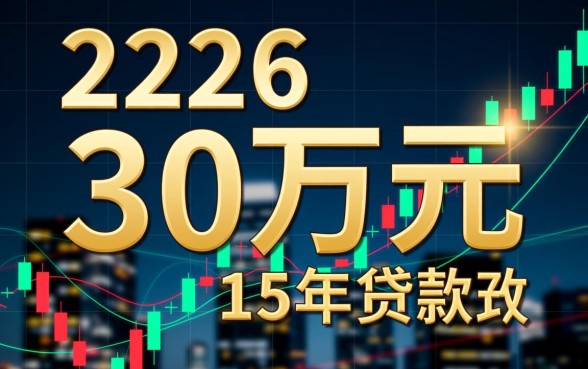 贷款30万15年月供多少