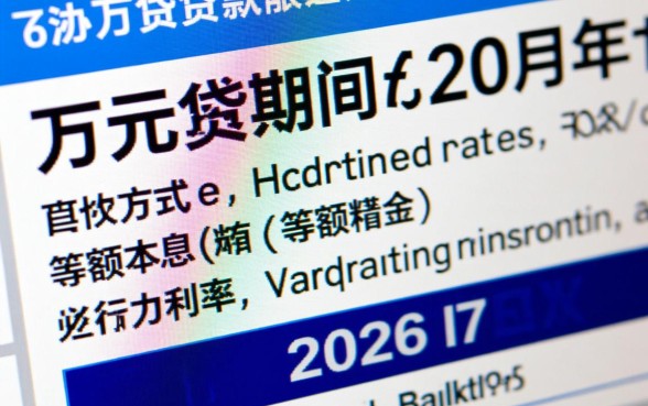 70万贷款20年月供多少