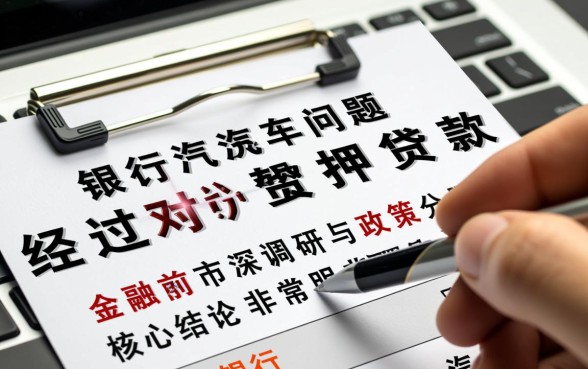哪个银行可以汽车抵押贷款