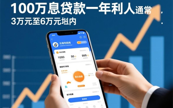 100万贷款一年利息多少