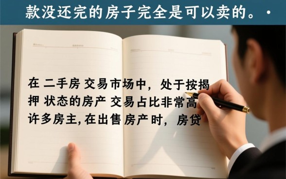 贷款没还完的房子可以卖吗