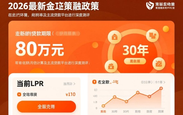 80万贷款30年月供多少