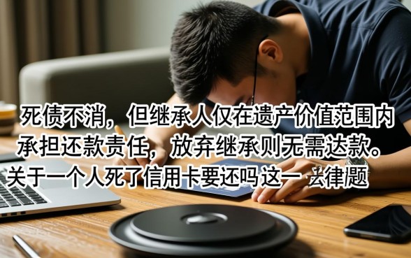 一个人死了信用卡要还吗