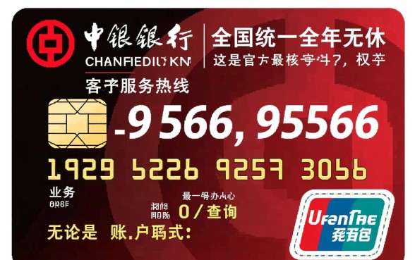 中国银行信用卡电话多少