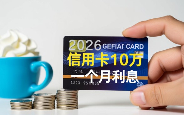 信用卡10万一个月利息多少