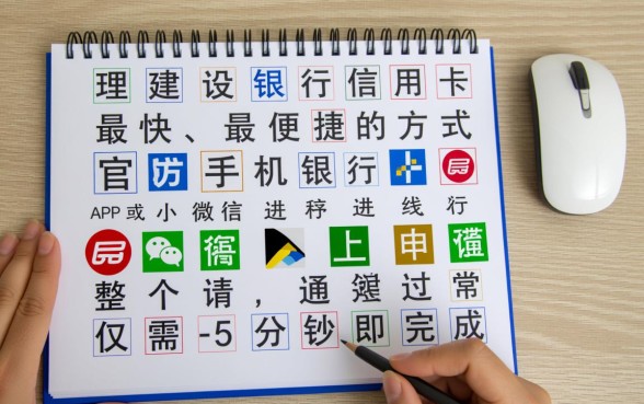 建设银行信用卡如何办理