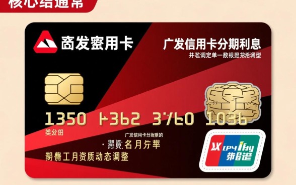 广发信用卡分期利息多少