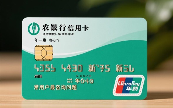 农行信用卡的年费是多少