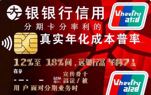 各大银行信用卡分期利率是多少