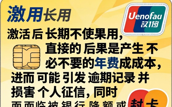 信用卡激活不用会怎么样