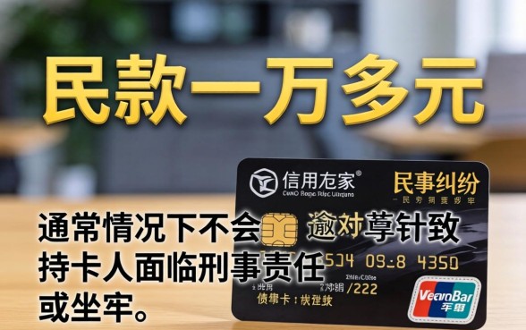 信用卡欠一万多会坐牢吗