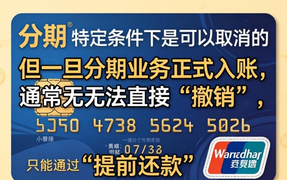 已经办理了分期怎么申请撤销