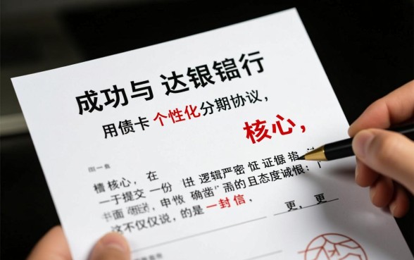 信用卡个性化分期申请书怎么写