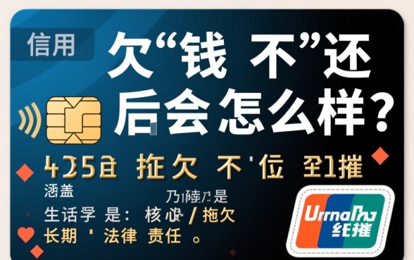 信用卡欠钱不还会怎么样