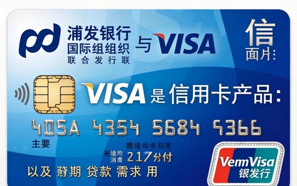 浦发银行visa信用卡怎么办理