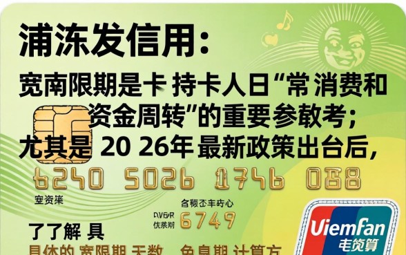 浦发信用卡有几天宽限期