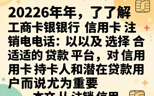 工商银行信用卡注销电话是多少