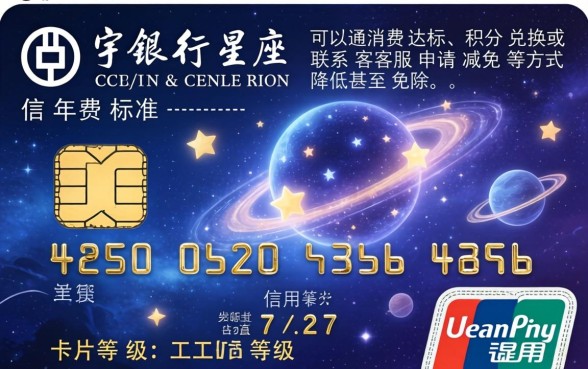工行宇宙星座信用卡年费是多少