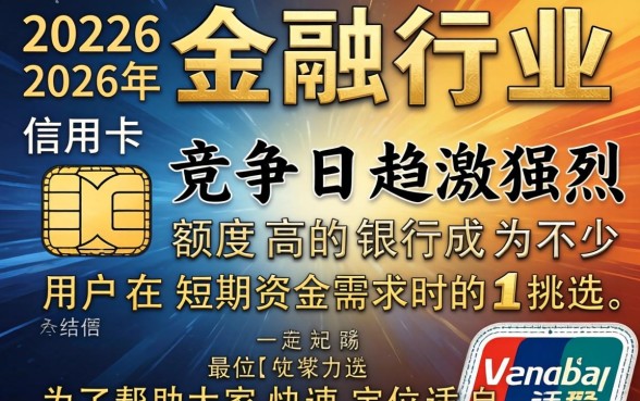 2026各大银行信用卡额度排名