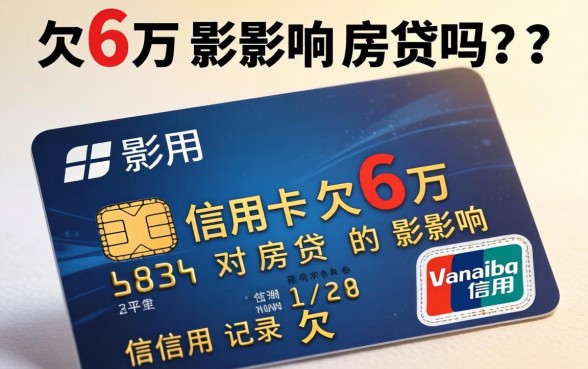 信用卡欠6万影响房贷吗