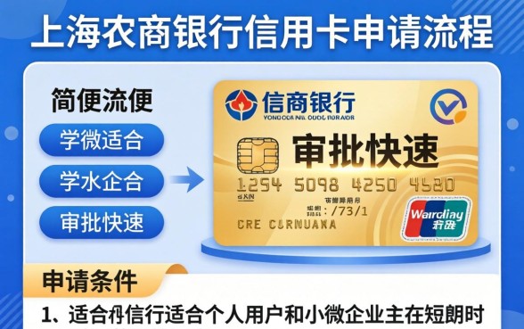 上海农商银行信用卡怎么申请