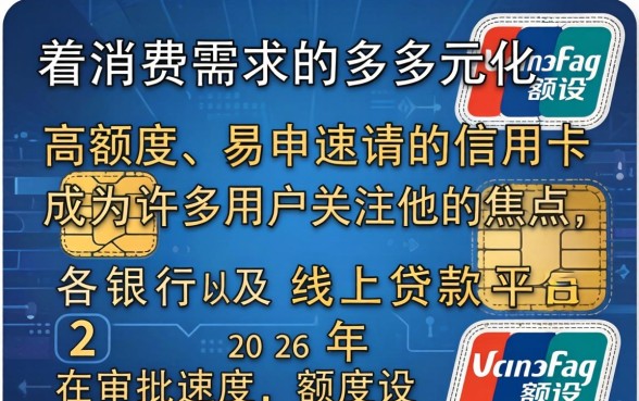 哪个银行信用卡额度高好申请