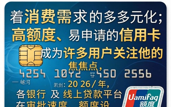 哪个银行信用卡额度高好申请