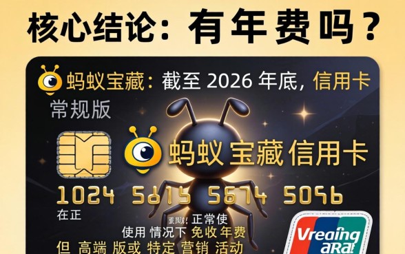 蚂蚁宝藏信用卡有年费吗