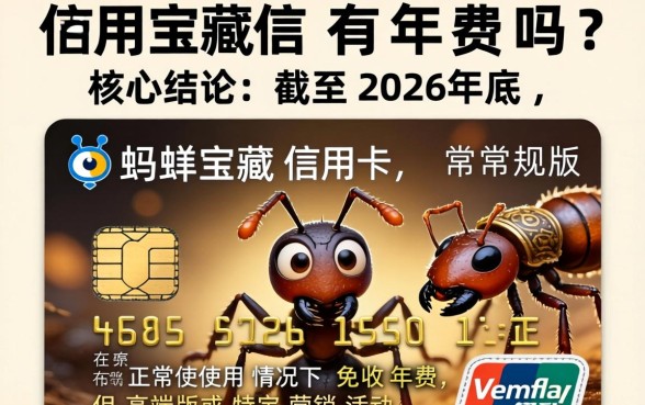 蚂蚁宝藏信用卡有年费吗