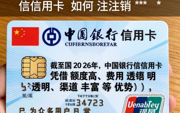中国银行信用卡如何注销