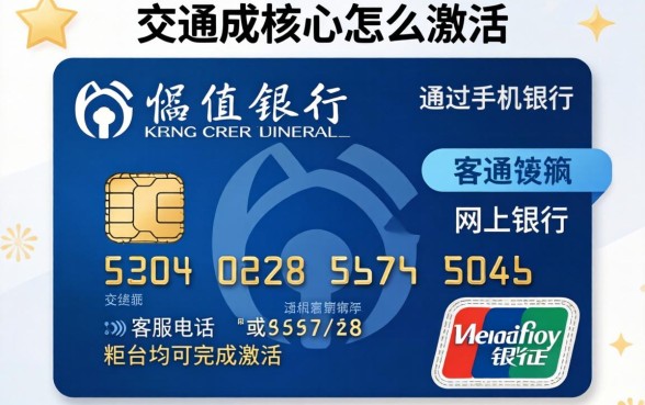 交通银行信用卡怎么激活,交通银行信用卡激活流程 交通银行信用卡怎么激活