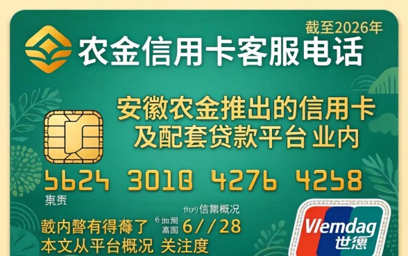 安徽农金信用卡客服电话是多少